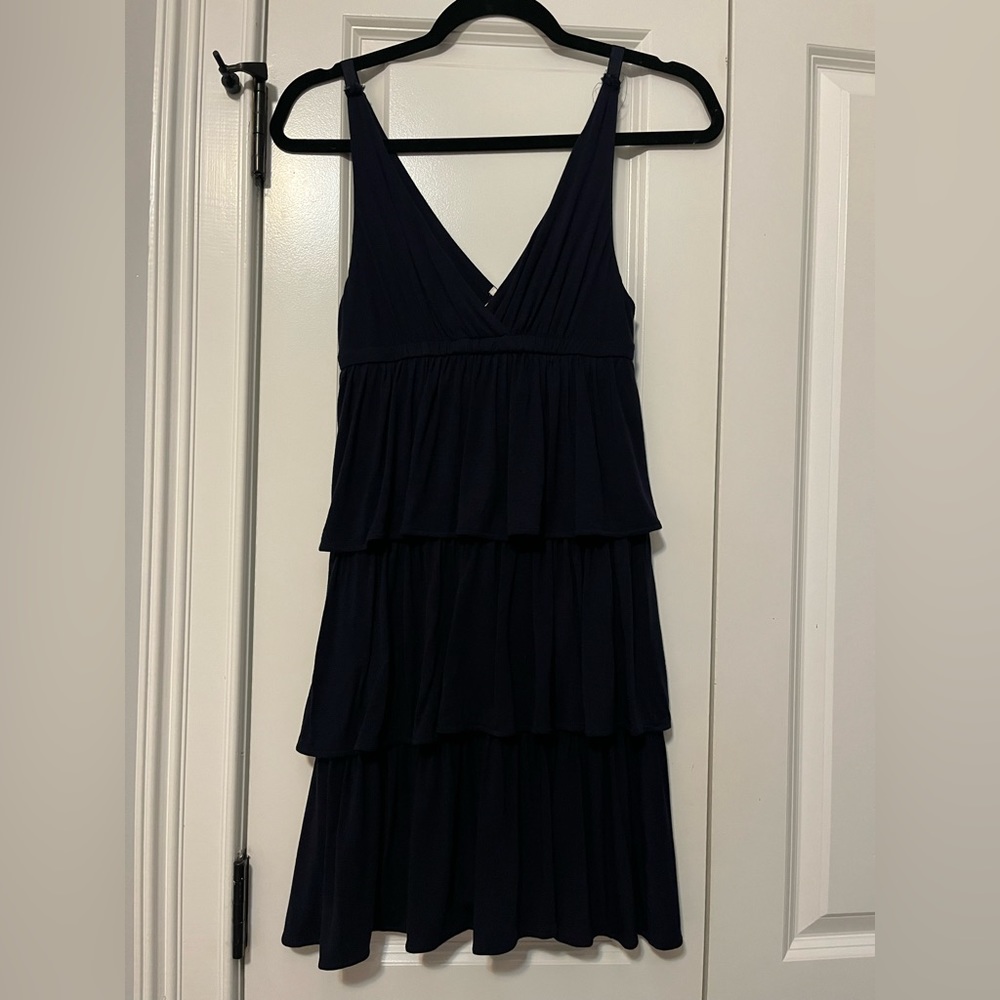 Vintage J Crew Navy Mini Dress